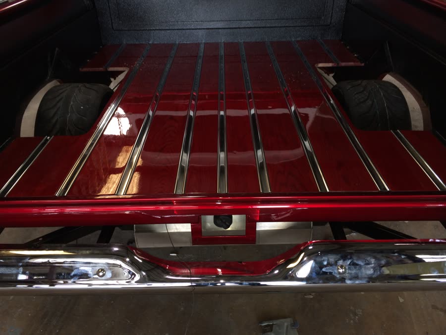 Finished truck bed